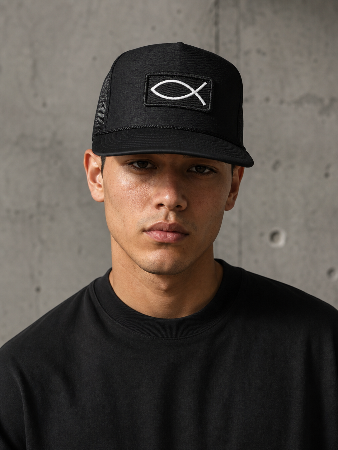 Ichthys AKA Jesus Fish Trucker Hat