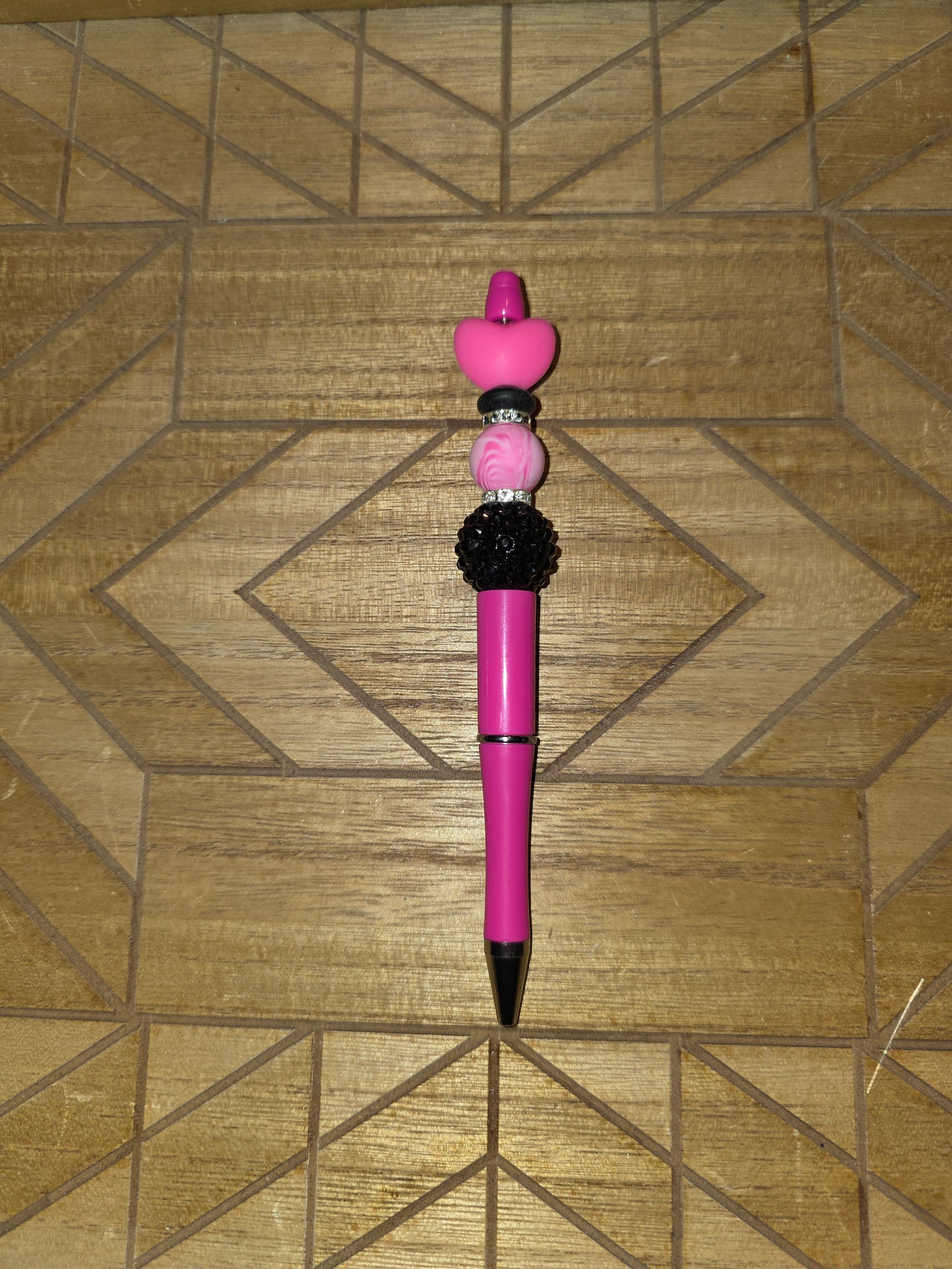 Valentines Pink Heart Pen