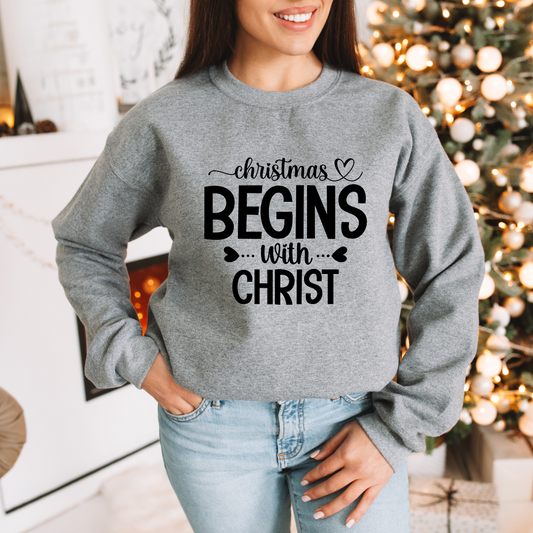 Christmas begins with Christ