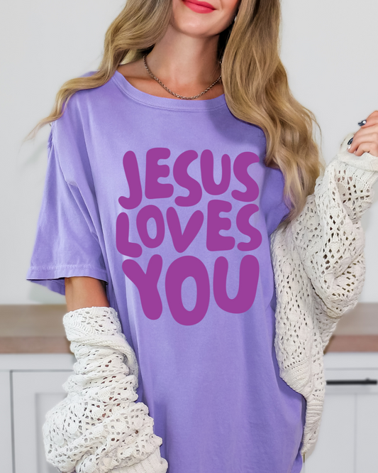 Jesus Loves You (Purple)