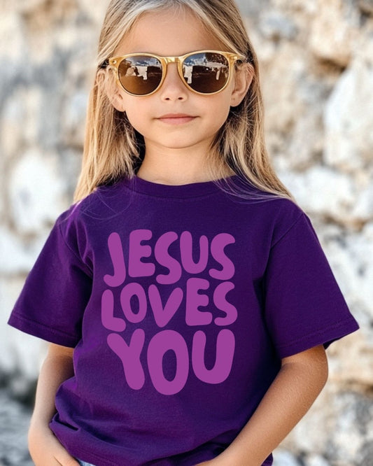 Jesus Loves You Kids (Purple)