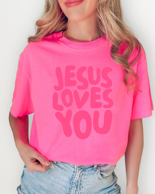 Jesus Loves You (Pink)